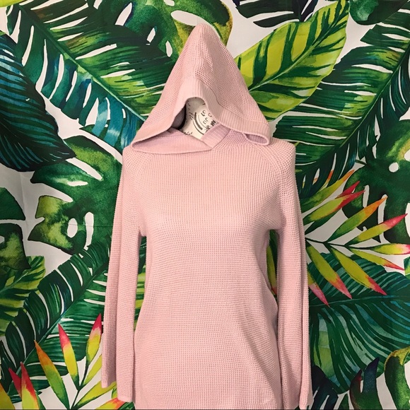 Chaps Tops - 2/$40 NWT $79 Chaps SM Pink Textured Hooded Top